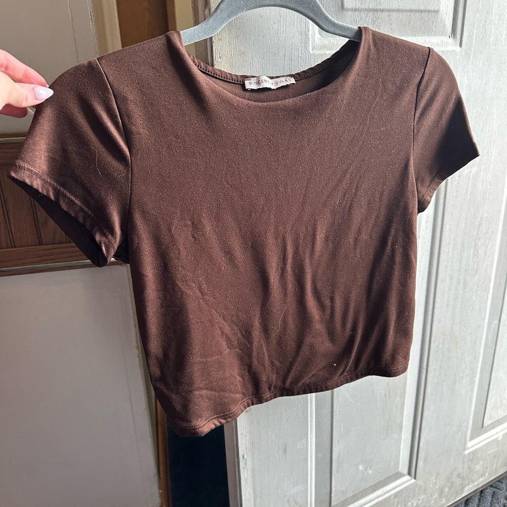Brown Women's Top